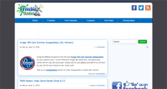Desktop Screenshot of freebieradar.com